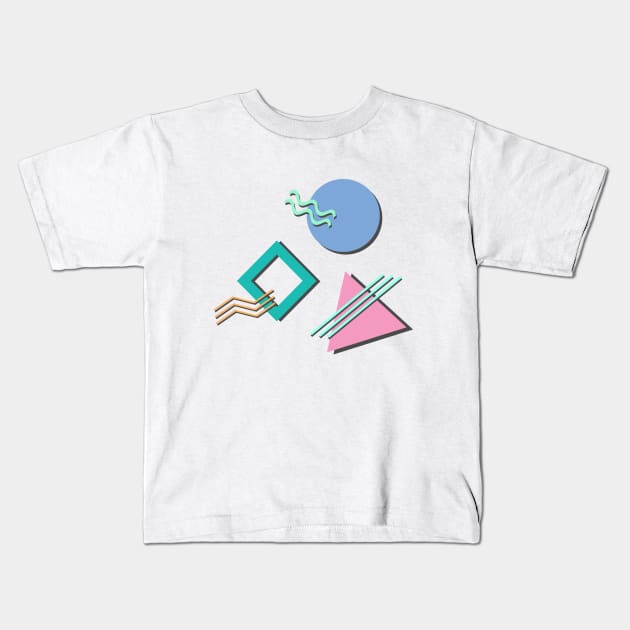 Ninetees Vibes Kids T-Shirt by detectivestories